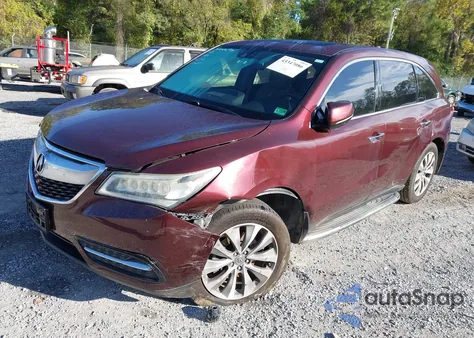 2014 Acura Mdx Technology Pkg W/Entertainment Pkg из США, поврежденный, VIN 5FRYD4H63EB007197